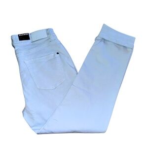 Light Blue Cambio Women Skinny Jeans Mid Rise Stretch 8
